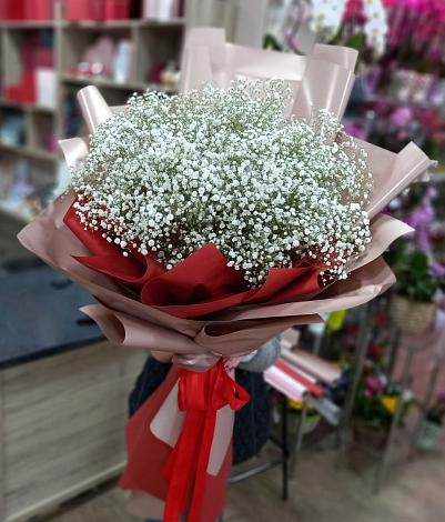 Букет цветов из: Гипсофила в Атепцево