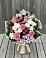 Букет цветов из: Альстромерии, Гвоздики, Розы и Хризантемы в Атепцево
