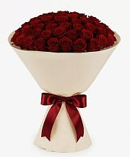 Букет 101 Бордовая роза Блэк Бакарра в Атепцево