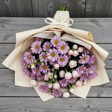 Букет цветов из:  Розы и Хризантемы #REPLACE_PRED# Атепцево