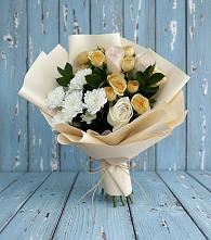 Букет цветов из:  Розы и Хризантемы в Атепцево