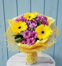 Букет цветов из:  Хризантемы и Герберы в Атепцево