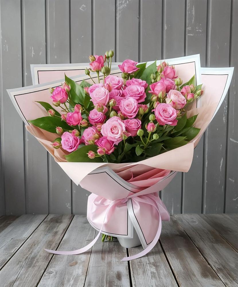 Букет Розовый кустик в Атепцево