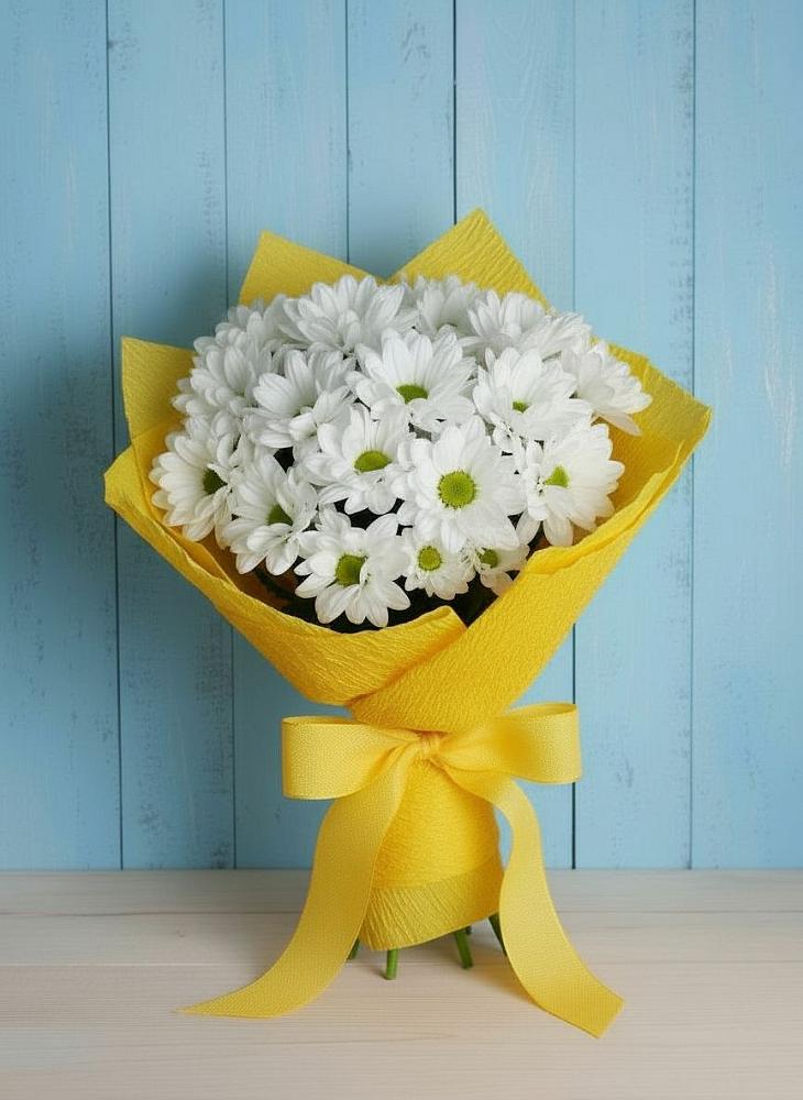 Букет цветов из: Хризантемы в Атепцево