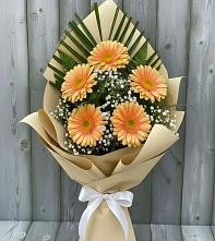 Букет цветов из:  Герберы #REPLACE_PRED# Атепцево